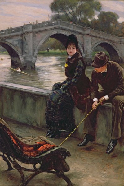 Richmond Bridge, c.1878 by James Jacques Joseph Tissot